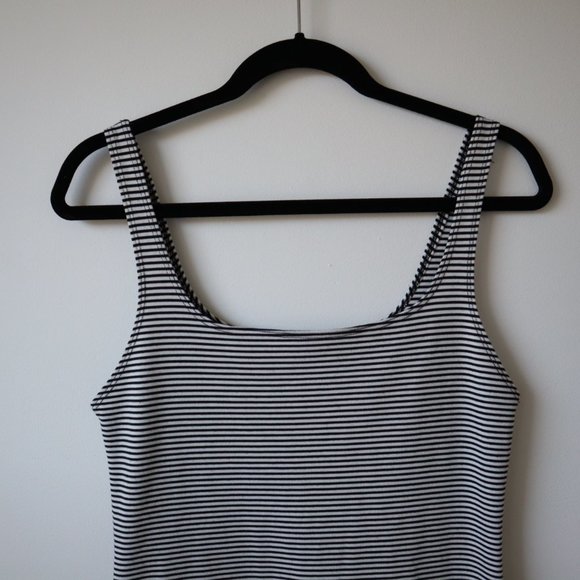 Zara Trafaluc Black and White Striped Sleeveless Bodycon Tank Dress, Siz… - Picture 4 of 14
